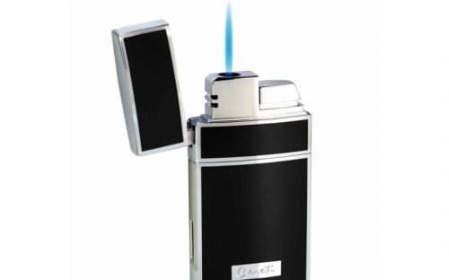 Szivaröngyújtó Caseti Nizza - lakk fekete