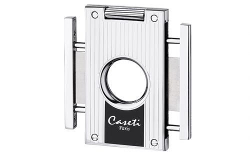 Caseti Szivarvágó - fekete/króm