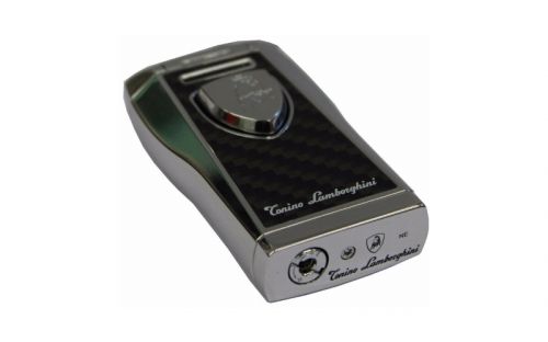 Szivaröngyújtó Lamborghini Argo - króm / carbon