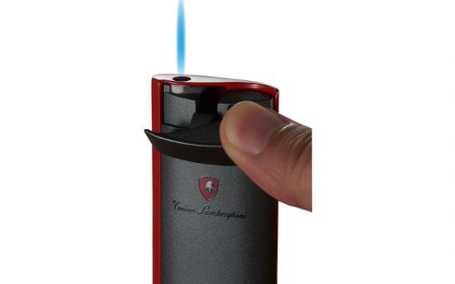 Szivaröngyújtó Lamborghini Levanto - szürke/piros
