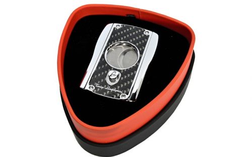 Szivarvágó Lamborghini Aldebaran - fekete carbon/króm