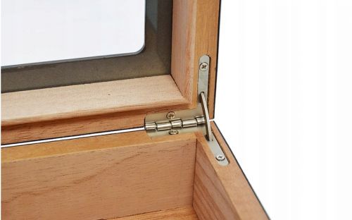 Humidor 30 szál szivar részére, Carbon borítású, spanyol cédrusfa szivar doboz, üvegtetős, párásítóval, hygrométerrel - Angelo