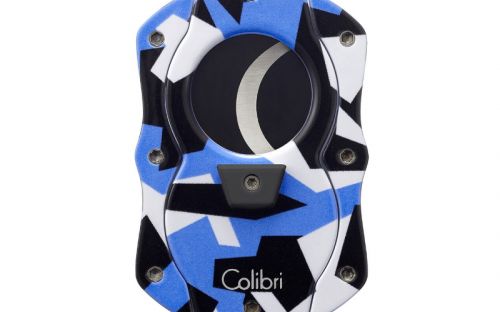 Szivarvágó Colibri Camo C-Cut - kék (22mm)