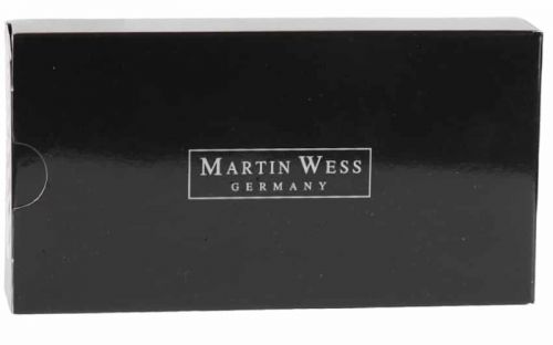 Szivartok, cigarillo tok - fekete, Martin Wess (10x6cm)