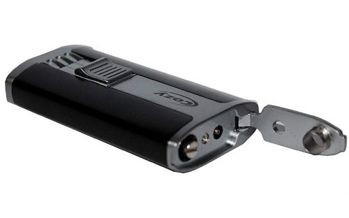 Cozy szivaröngyújtó - fekete, dupla szúrólángos