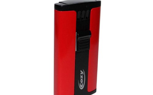 Cozy szivaröngyújtó - piros, dupla szúrólángos