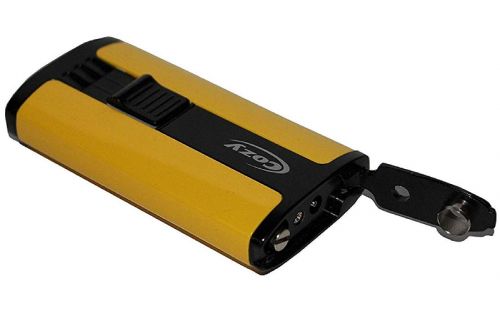 Cozy szivaröngyújtó - sárga, dupla szúrólángos