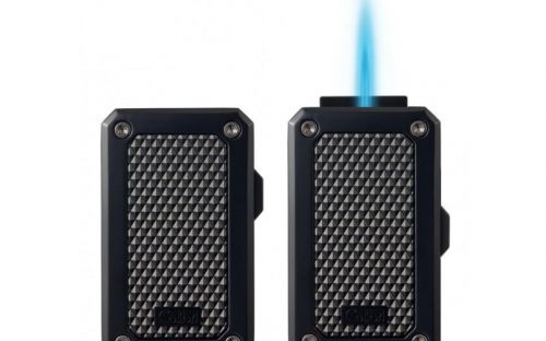 Colibri Rally szivaröngyújtó - fekete, szúrólángos