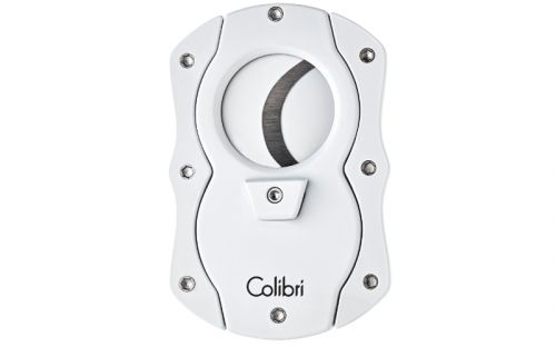 Colibri Szivarvágó - nemesacél, fehér