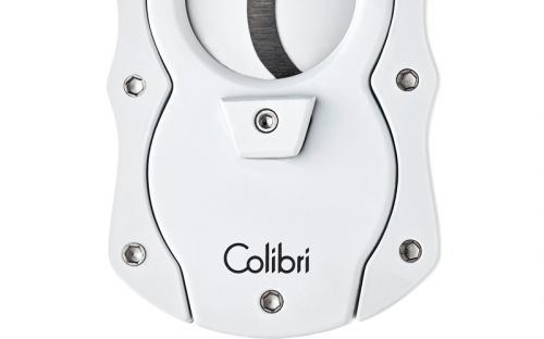 Colibri Szivarvágó - nemesacél, fehér