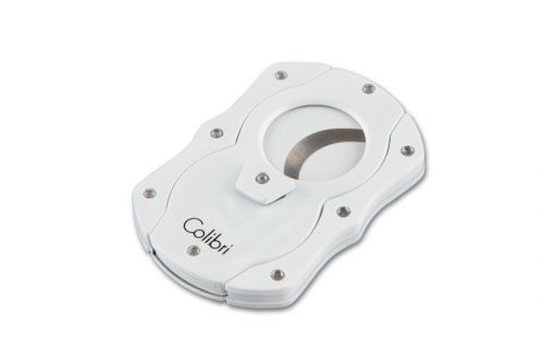 Colibri Szivarvágó - nemesacél, fehér