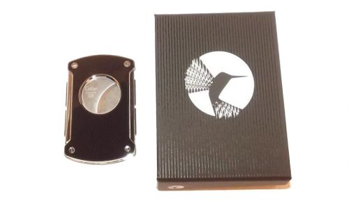 Colibri Szivarvágó - nemesacél, fekete