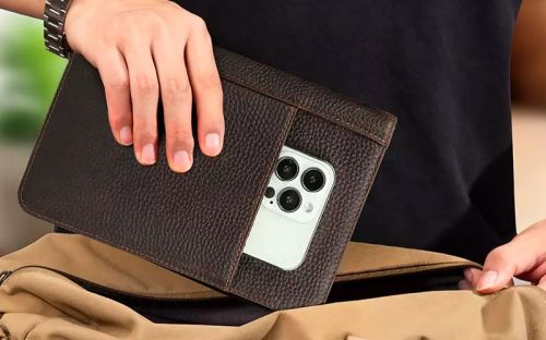 Szivartok 5 szivarnak - bőr utazótáska, kávébarna