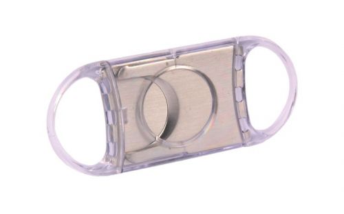 Szivarvágó nemesacél - átlátszó