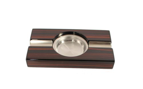 Humidor 50 szál szivarnak, üvegtetős, lakkozott sötétbarna + AJÁNDÉK szett!