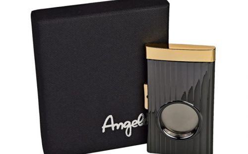 Szivarvágó nemesacél - füstszínű