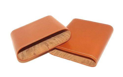 Szivartok - barna bőr, kézzel készített,