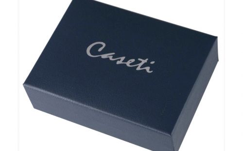 Szivaröngyújtó Caseti - fekete/ezüst, szivarvágóval