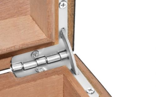 Humidor 30 szál szivar részére, cédrusfa szivar doboz, üvegtetős, hygrométerrel - ébenfa