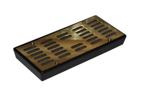 Humidor párásító - arany színű fedéllel (15,5 x 7 x 2 cm)