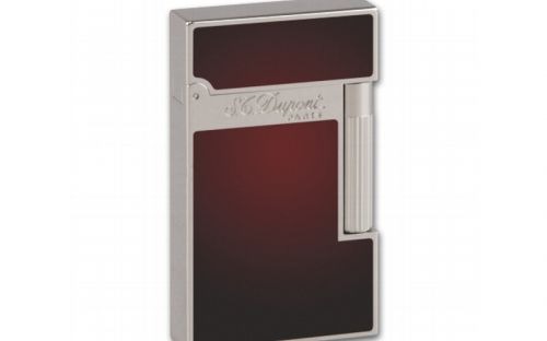 Luxus Szivaröngyújtó - S.T. Dupont L2 Atelier szivaröngyújtó - bordó/ezüst