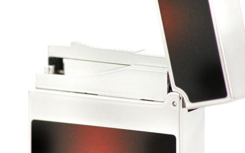 Luxus Szivaröngyújtó - S.T. Dupont L2 Atelier szivaröngyújtó - bordó/ezüst