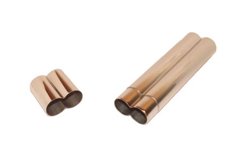 Szivartok - 2 szivar részére, nemesacélból, 18 cm