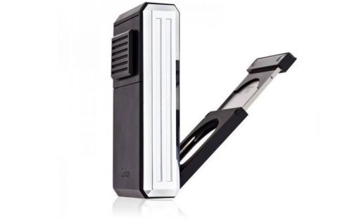 Colibri Astoria bronz "férfias" (158g !) szivaröngyújtó - szúrólángos, kihajtható szivarvágóval