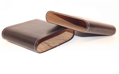 Szivartok - valódi bőr, kézzel készített, fekete