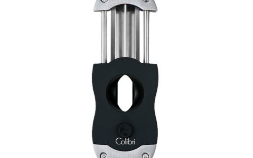 Colibri V-Cut szivarvágó - króm/fekete