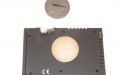 Szivar tartó dobozba digitális thermo-hygrométer - páratartalom és hőmérséklet mérő - fekete, Angelo (9x6cm)