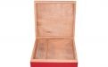 Medici humidor 15 szál szivar részére, cédrusfa szivartartó, párásító, hygrométer - cherry