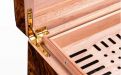 Luxuskivitelű humidor 60-80 szivar részére, Habana spanyol cédrusfa szivardoboz, párásítóval, higrométerrel