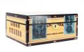 Humidor 50 szál szivar részére, lakkozott szivartartó doboz, kulccsal zárható, párásító és belső hygrometer - CigarmanCuban Cigarro