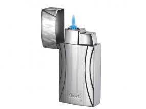 Szivaröngyújtó Caseti Chamonix  - csíkos / króm