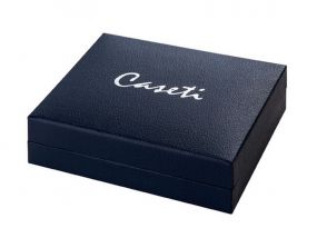 Szivaröngyújtó Caseti Nizza - csíkos króm