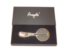 Angelo Szivarvágó olló - króm (12cm)