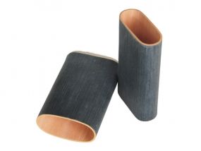 Szivartok 3 szivar részére, fém díszítéssel - fekete