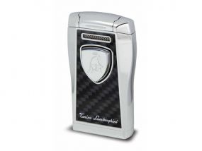 Szivaröngyújtó Lamborghini Argo - króm / carbon