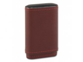 Szivarka tartó tok 5 szálas - barna bőr (100x55x16mm)