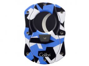 Szivarvágó Colibri Camo C-Cut - kék (22mm)