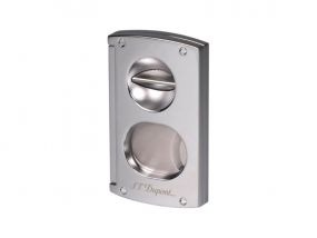 Luxus Szivarvágó - S.T.Dupont V-Cut + Guillotine, ezüst
