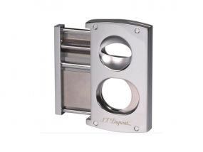 Luxus Szivarvágó - S.T.Dupont V-Cut + Guillotine, ezüst