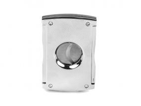 Luxus Szivarvágó - S.T.Dupont MaxiJet - ezüst, rácsos mintás