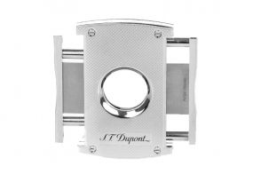 Luxus Szivarvágó - S.T.Dupont MaxiJet - ezüst, rácsos mintás