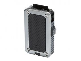 Colibri Rally szivaröngyújtó - króm/fekete, szúrólángos