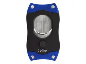 Colibri S-Cut Szivarvágó - fekete/kék (26mm)