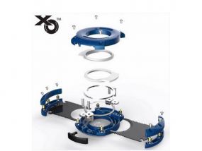 Xikar szivarvágó XO - kerek, piros