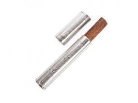 Hadson Szivartok - 1 szivar részére, króm (18cm)