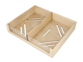 Gasztro humidor 80 szál szivar részére, spanyol cédrus szivartartó doboz, akril tetővel, párásító és digitális higrométer - carbon, Achenty! 